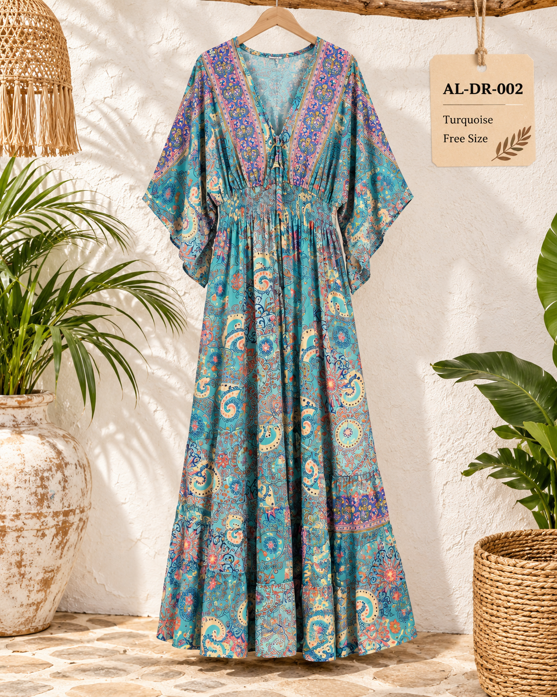 Boho Maxi Dress- AL-DR-002