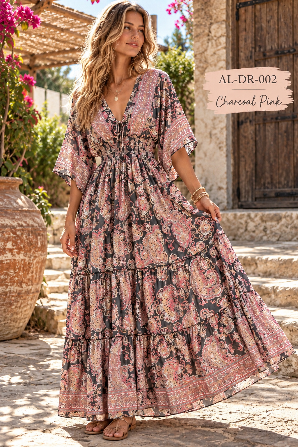 Boho Maxi Dress- AL-DR-002