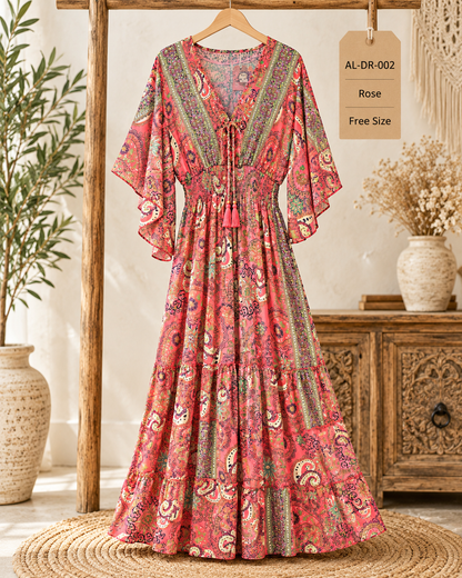 Boho Maxi Dress- AL-DR-002