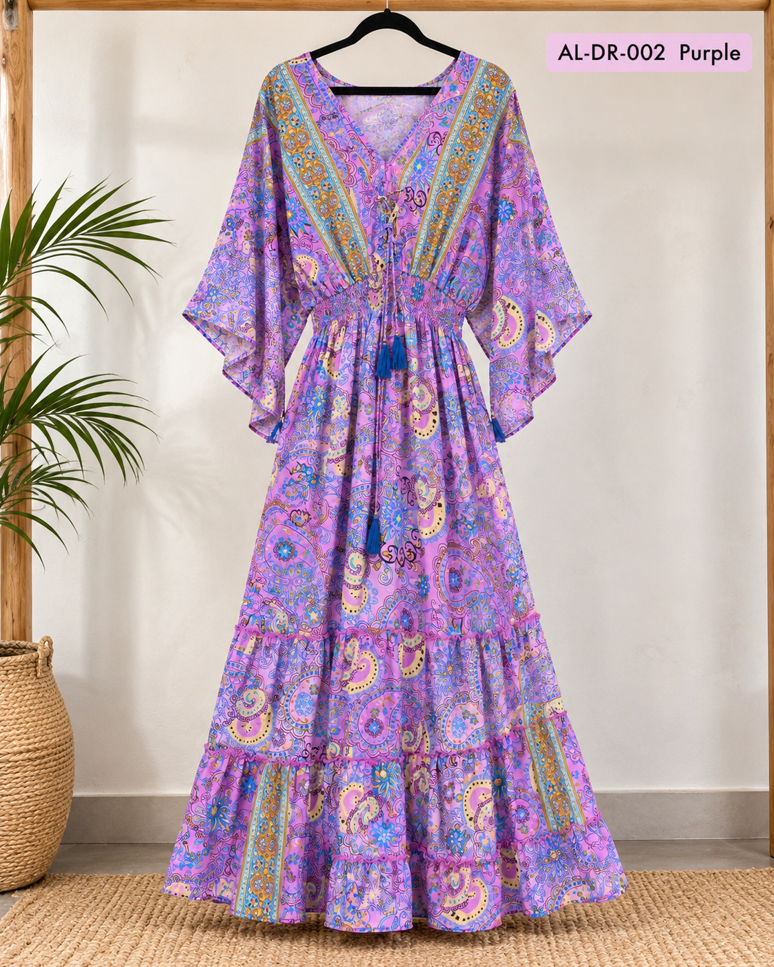 Boho Maxi Dress- AL-DR-002